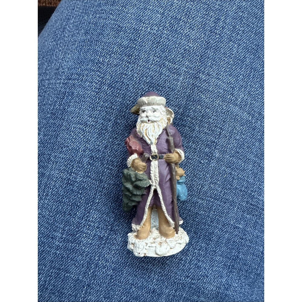 Vintage NOVELINO Antique Pewter Collection SANTA Figurine